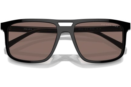 Sluneční brýle Prada PRA22S 16K30H Polarized Squared Černé