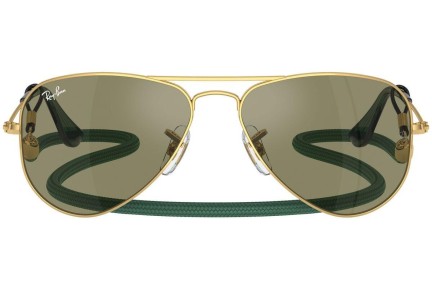 Sluneční brýle Ray-Ban Junior Aviator Junior RJ9506S 223/6R Pilot Zlaté