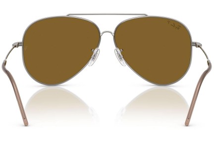 Sluneční brýle Ray-Ban Aviator Reverse RBR0101S 004/83 Polarized Pilot Stříbrné