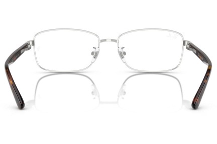 Brýle Ray-Ban RX6527D 2595 Squared Stříbrné