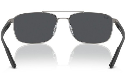 Sluneční brýle Ray-Ban RB3737 004/87 Obdélníkové Šedé