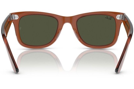 Sluneční brýle Ray-Ban Wayfarer RB2140F 677631 Squared Hnědé