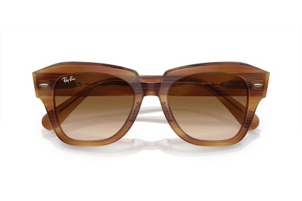 Sluneční brýle Ray-Ban State Street RB2186 140351 Squared Hnědé