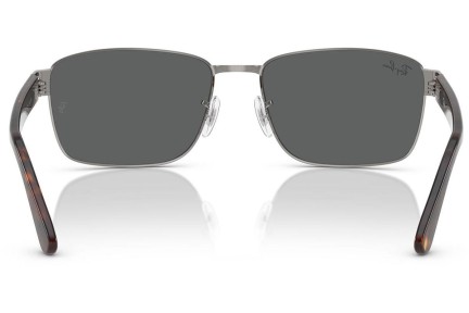 Sluneční brýle Ray-Ban RB3750 004/B1 Squared Šedé