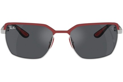 Sluneční brýle Ray-Ban RB3743M F10087 Squared Šedé