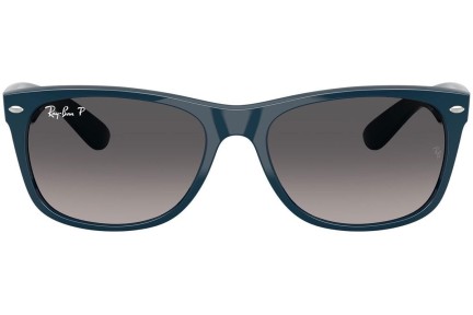 Sluneční brýle Ray-Ban New Wayfarer RB2132 6796M3 Polarized Squared Modré