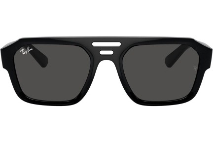 Sluneční brýle Ray-Ban Corrigan RB4397 667787 Flat Top Černé