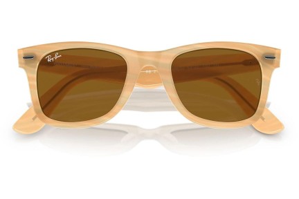 Sluneční brýle Ray-Ban Wayfarer RB2140F 140833 Squared Hnědé