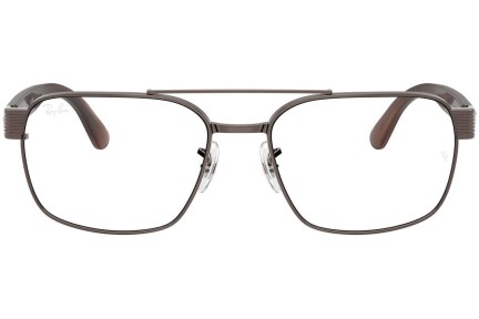 Brýle Ray-Ban RX3751V 3182 Squared Hnědé