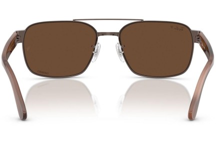 Sluneční brýle Ray-Ban RB3751CH 9259AN Polarized Squared Hnědé