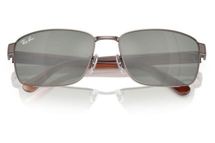 Sluneční brýle Ray-Ban RB3750 925940 Squared Hnědé