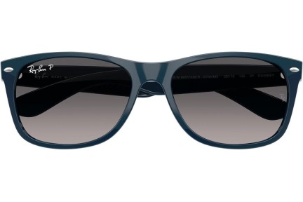 Sluneční brýle Ray-Ban New Wayfarer RB2132 6796M3 Polarized Squared Modré