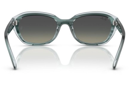 Sluneční brýle Ray-Ban Junior RJ9081S 717511 Obdélníkové Zelené