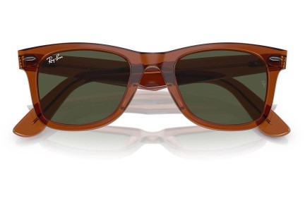 Sluneční brýle Ray-Ban Wayfarer RB2140F 677631 Squared Hnědé