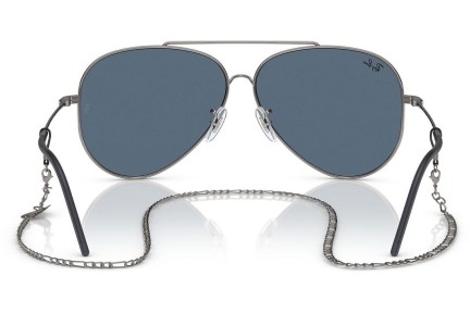 Sluneční brýle Ray-Ban Aviator Reverse RBR0101S 004/3A Pilot Stříbrné