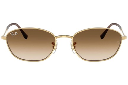 Sluneční brýle Ray-Ban RB3749 001/51 Obdélníkové Zlaté