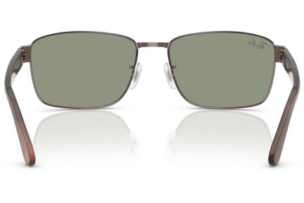 Sluneční brýle Ray-Ban RB3750 925940 Squared Hnědé