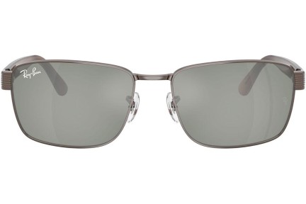 Sluneční brýle Ray-Ban RB3750 925940 Squared Hnědé