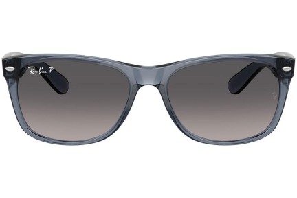 Sluneční brýle Ray-Ban New Wayfarer RB2132 6592M3 Polarized Squared Modré