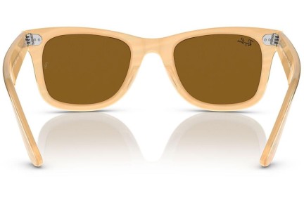 Sluneční brýle Ray-Ban Wayfarer RB2140F 140833 Squared Hnědé