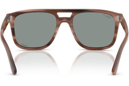 Sluneční brýle Ray-Ban RB2213CH 1423O9 Polarized Squared Hnědé