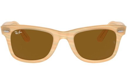 Sluneční brýle Ray-Ban Wayfarer RB2140F 140833 Squared Hnědé