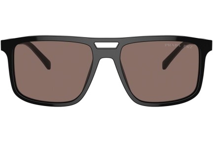 Sluneční brýle Prada PRA22SF 16K30H Polarized Obdélníkové Černé