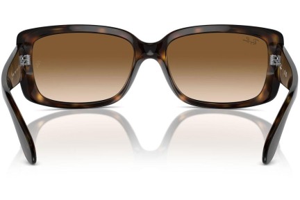 Sluneční brýle Ray-Ban RB4389 710/51 Obdélníkové Havana