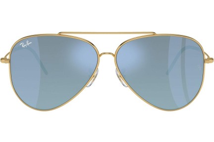 Sluneční brýle Ray-Ban Aviator Reverse RBR0101S 001/GA Pilot Zlaté