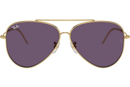 Sluneční brýle Ray-Ban Aviator Reverse RBR0101S 001/1A Pilot Zlaté