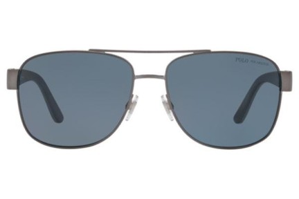 Sluneční brýle Polo Ralph Lauren PH3122 915781 Polarized Pilot Šedé