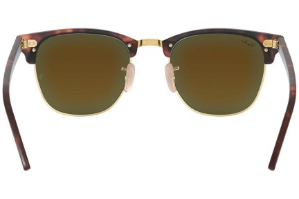 Sluneční brýle Ray-Ban Clubmaster Flash Lenses RB3016 114517 Browline Havana