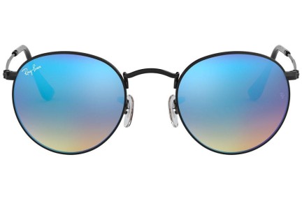 Sluneční brýle Ray-Ban Round Metal Flash Lenses Gradient RB3447 002/4O Okrouhlé Černé