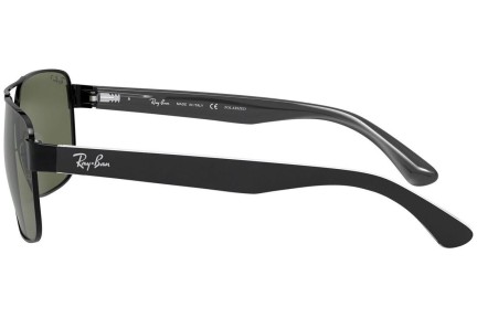 Sluneční brýle Ray-Ban RB3530 002/9A Polarized Obdélníkové Černé