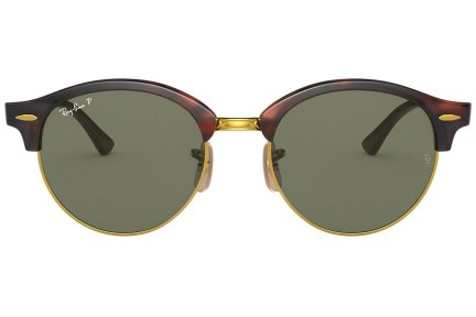 Sluneční brýle Ray-Ban Clubround Flash Lenses RB4246 990/58 Polarized Okrouhlé Červené