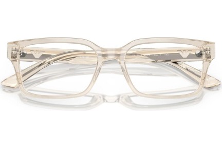 Brýle Emporio Armani EA3244 6179 Squared Průhledné