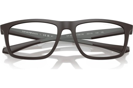 Brýle Emporio Armani EA4235 61861W Squared Hnědé