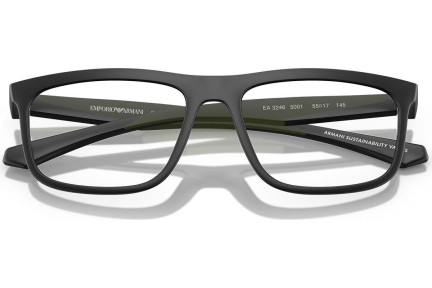 Brýle Emporio Armani EA3246 5001 Squared Černé