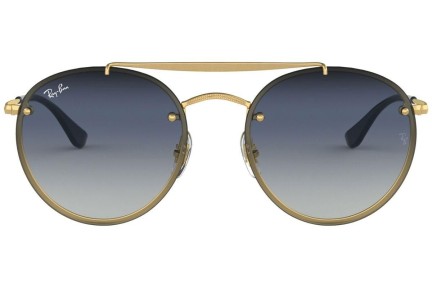 Sluneční brýle Ray-Ban Blaze Round Double Bridge Blaze Collection RB3614N 91400S Okrouhlé Zlaté