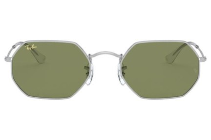 Sluneční brýle Ray-Ban Octagonal RB3556 91984E Okrouhlé Stříbrné