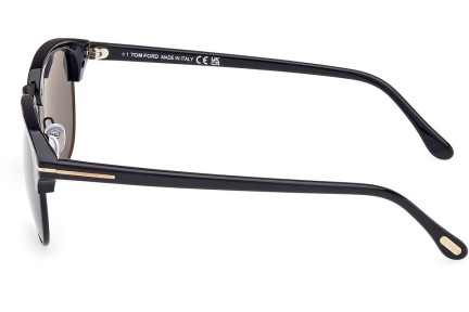 Sluneční brýle Tom Ford Henry FT0248 01D Polarized Browline Černé