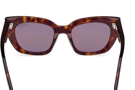 Sluneční brýle Tom Ford Athena FT1190 52H Polarized Cat Eye Havana