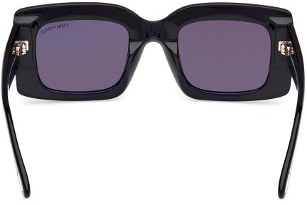 Sluneční brýle Tom Ford Brigitta FT1188 01A Obdélníkové Černé