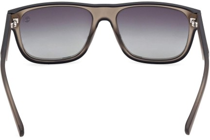 Sluneční brýle Timberland TB00025 45D Polarized Squared Hnědé