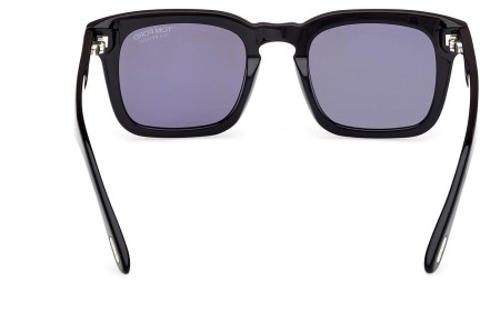 Sluneční brýle Tom Ford Dax FT0751 01D Polarized Squared Černé