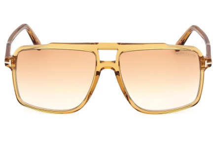 Sluneční brýle Tom Ford Kemp FT1177 39F Squared Žluté