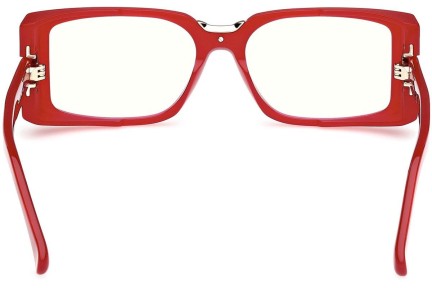 Brýle Max Mara MM5157-B 066 Obdélníkové Červené