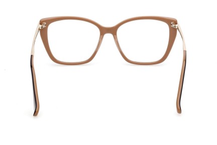 Brýle Max Mara MM5007 050 Squared Hnědé