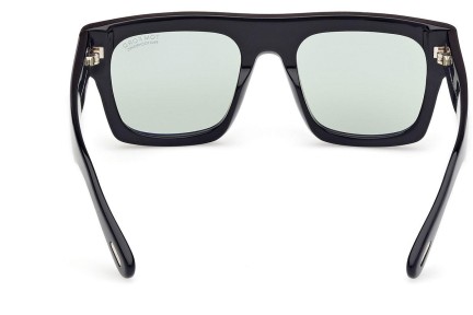 Sluneční brýle Tom Ford Fausto FT0711 01N Flat Top Černé