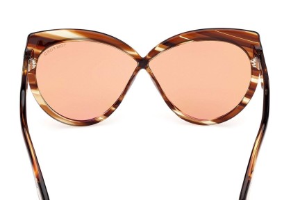 Sluneční brýle Tom Ford Beatrice FT1196 53E Cat Eye Havana